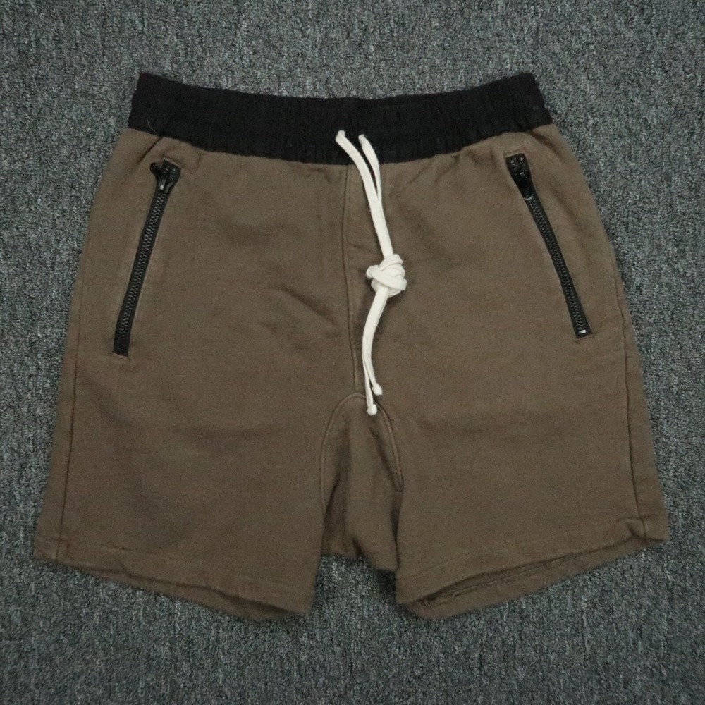 Fear‎ Of God Shorts Mens Small Brown Fleece Sweat Collection One Drawstring FOG